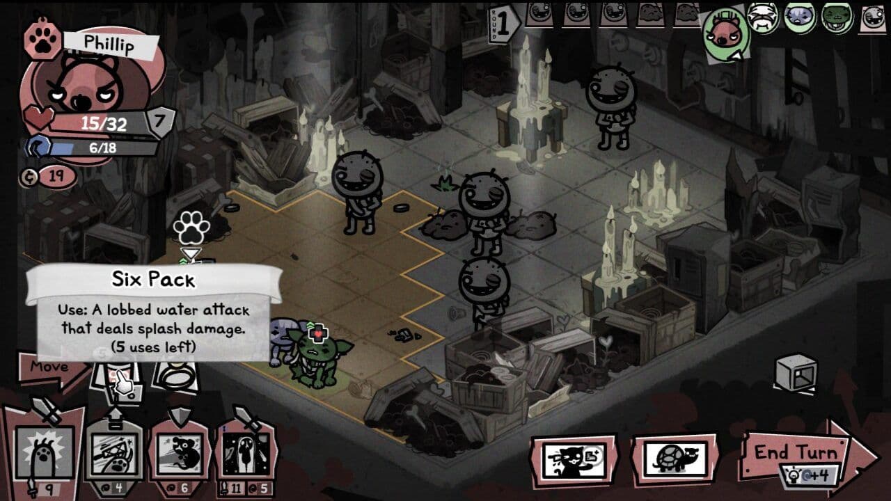 Furniture arrangement menu