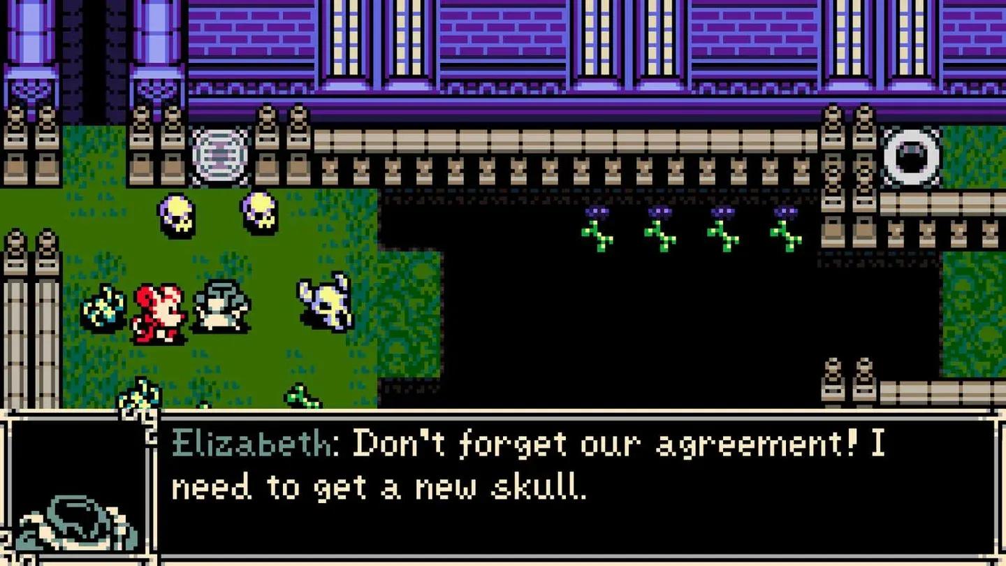 Elizabeth's hidden courtyard path