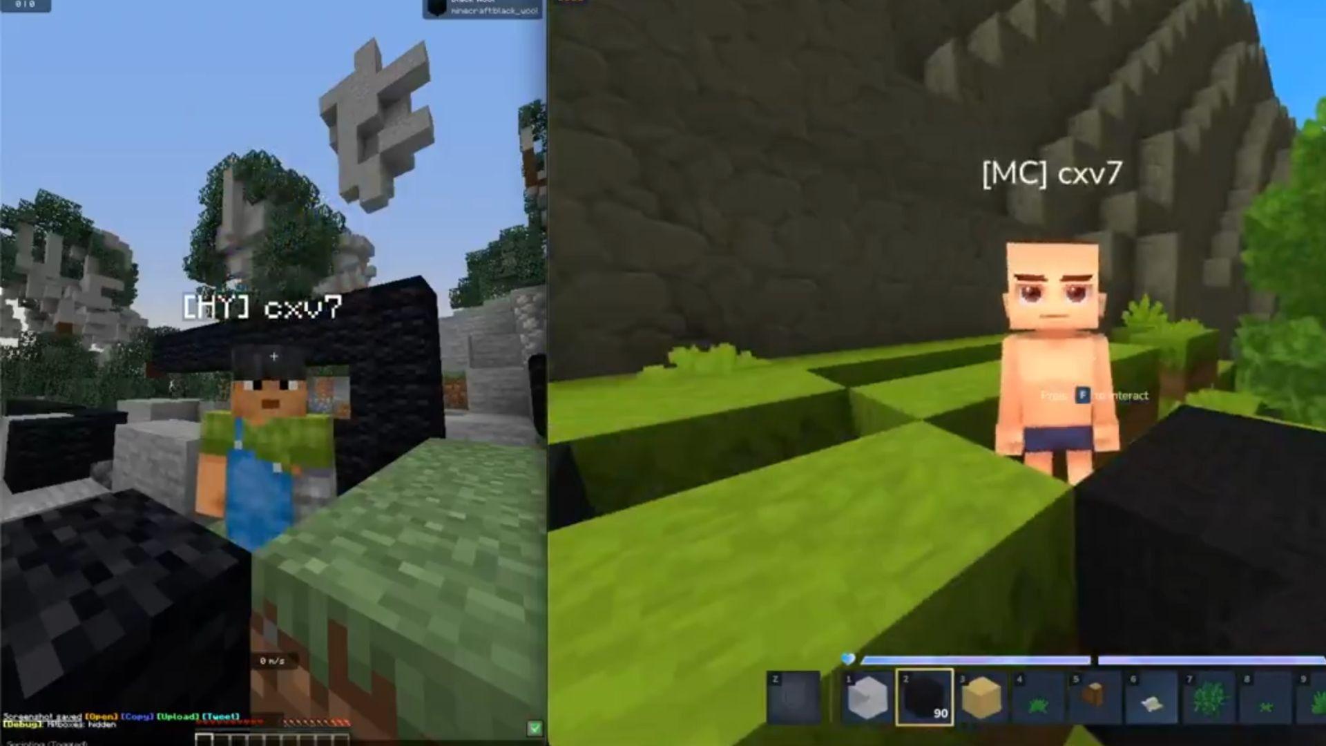 Minecraft and Hytale Crossplay Mod Enables Cross-Game Play image