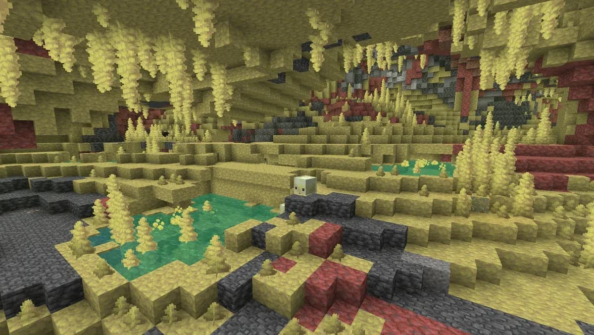Sulfur Caves – Minecraft Wiki