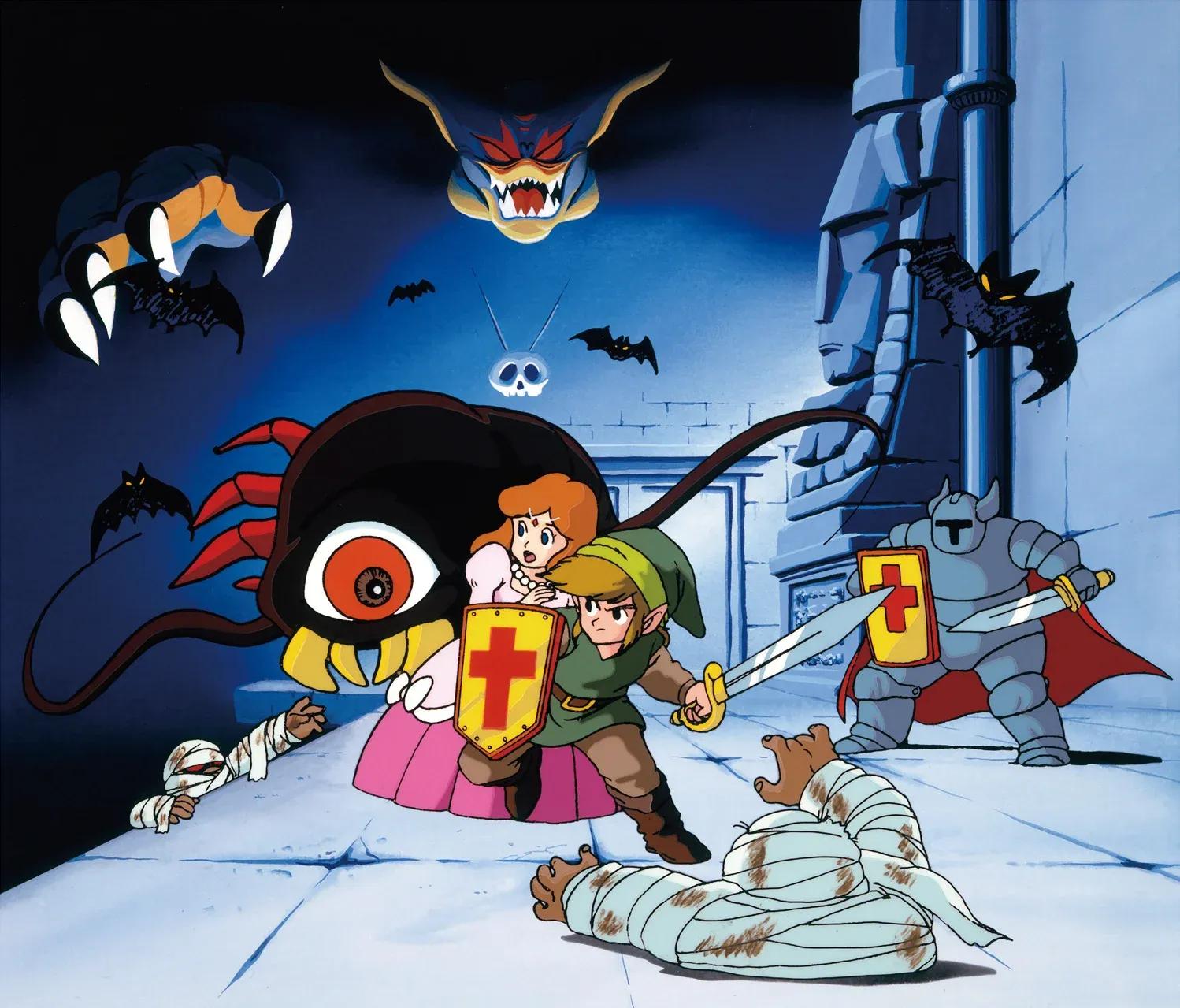 LoZ] [AoL] The artwork for the NES games look like screenshots straight  from an older anime : r/zelda