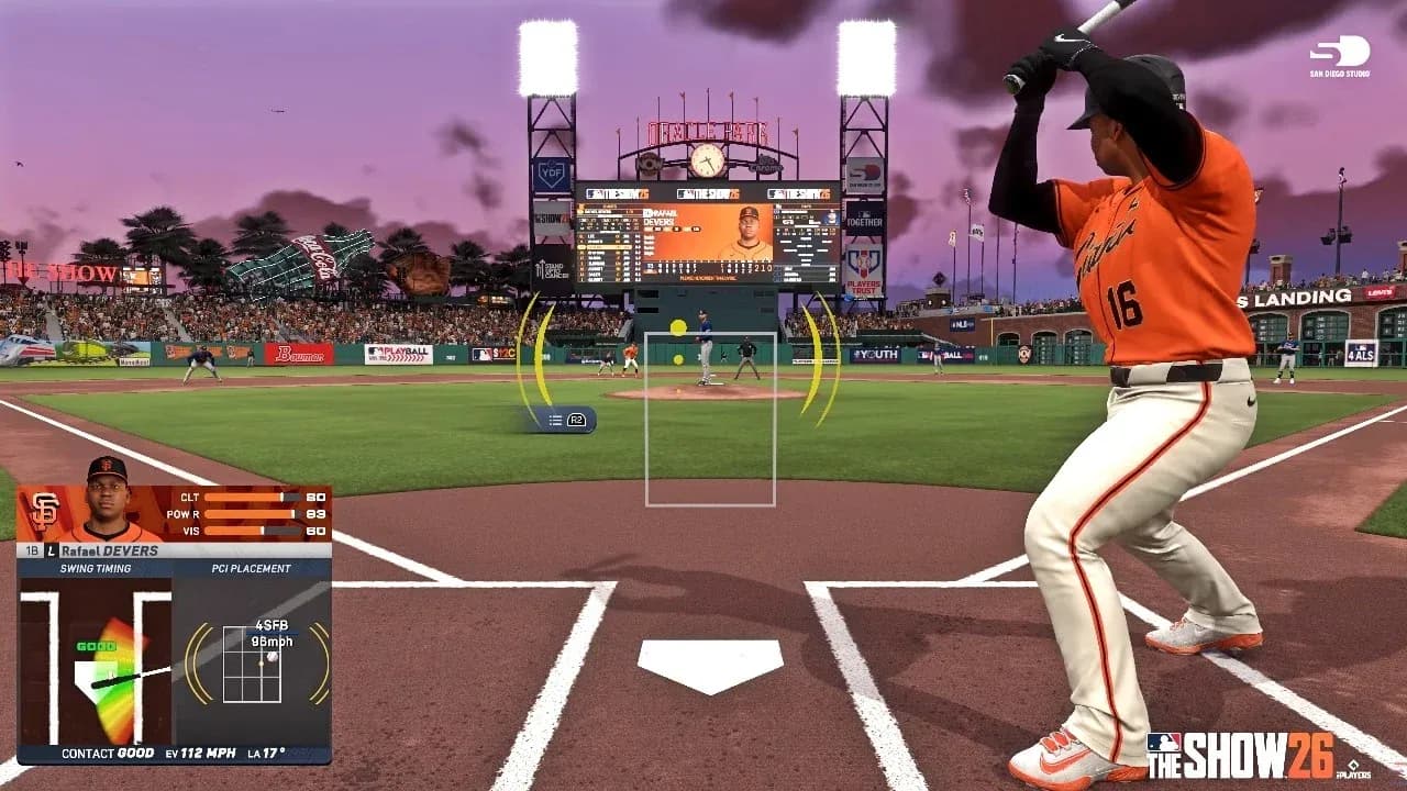 Zone PCI pitching and hitting placement