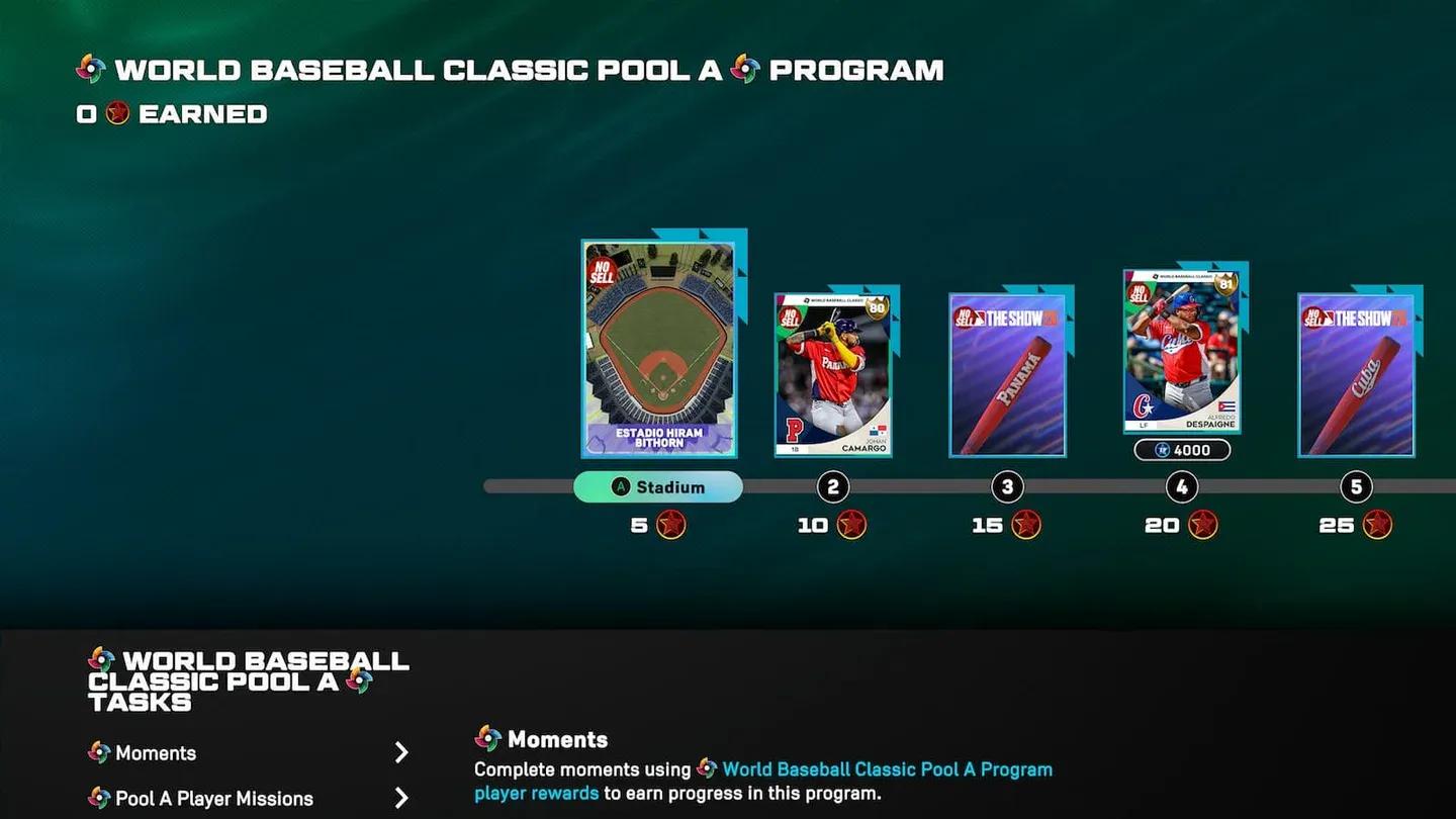WBC Mini Seasons mode select