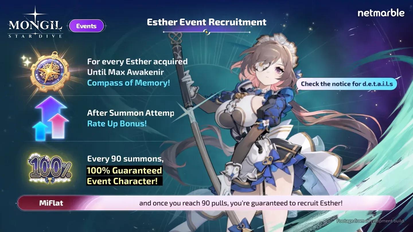 Recruit banner pull screen
