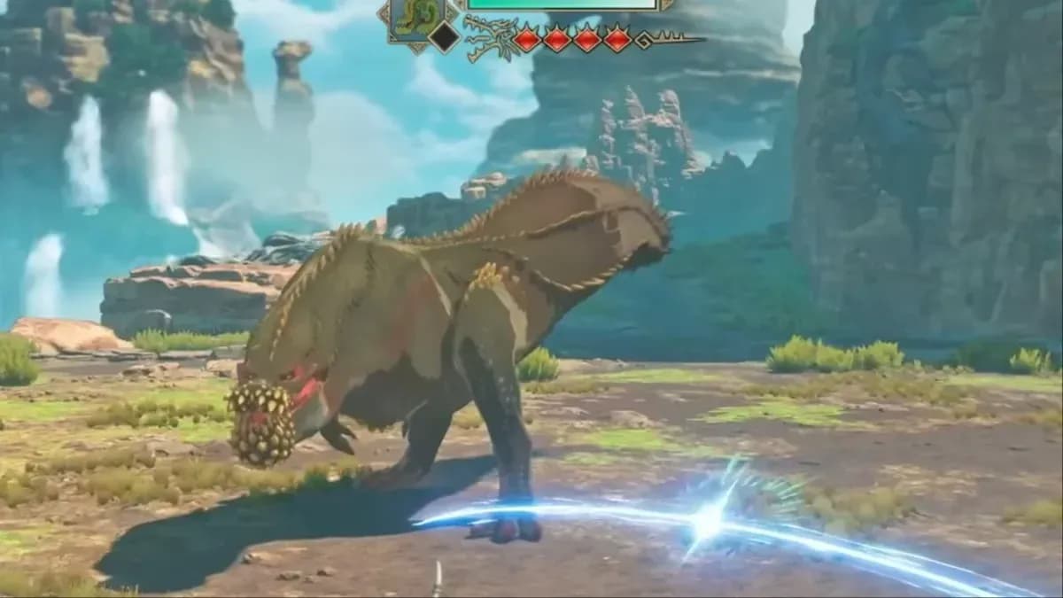 Área de aparición del Deviljho en la orilla del río