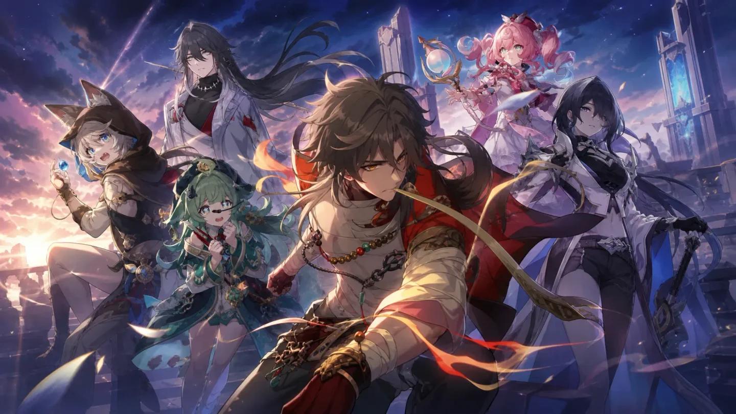 Mortenax Blade team setup with Ashveil in Honkai Star Rail team selection screen