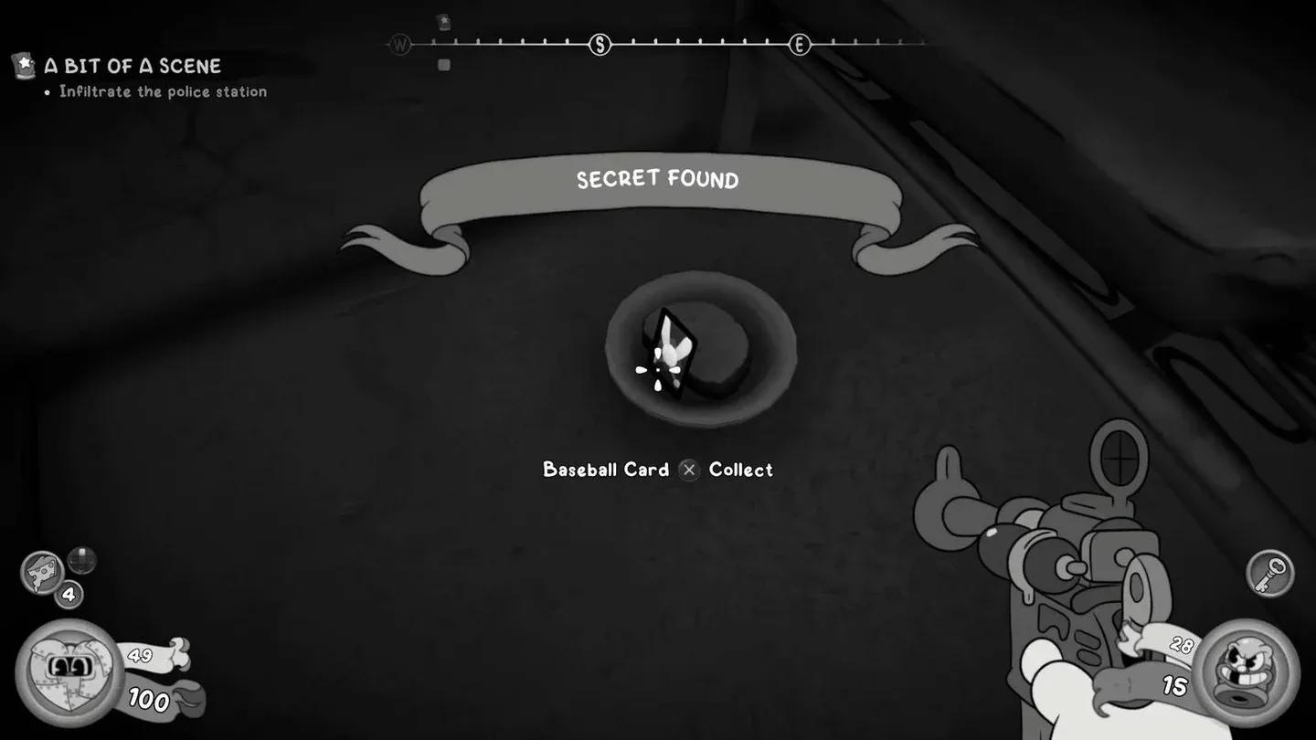 Projector room hidden card spot