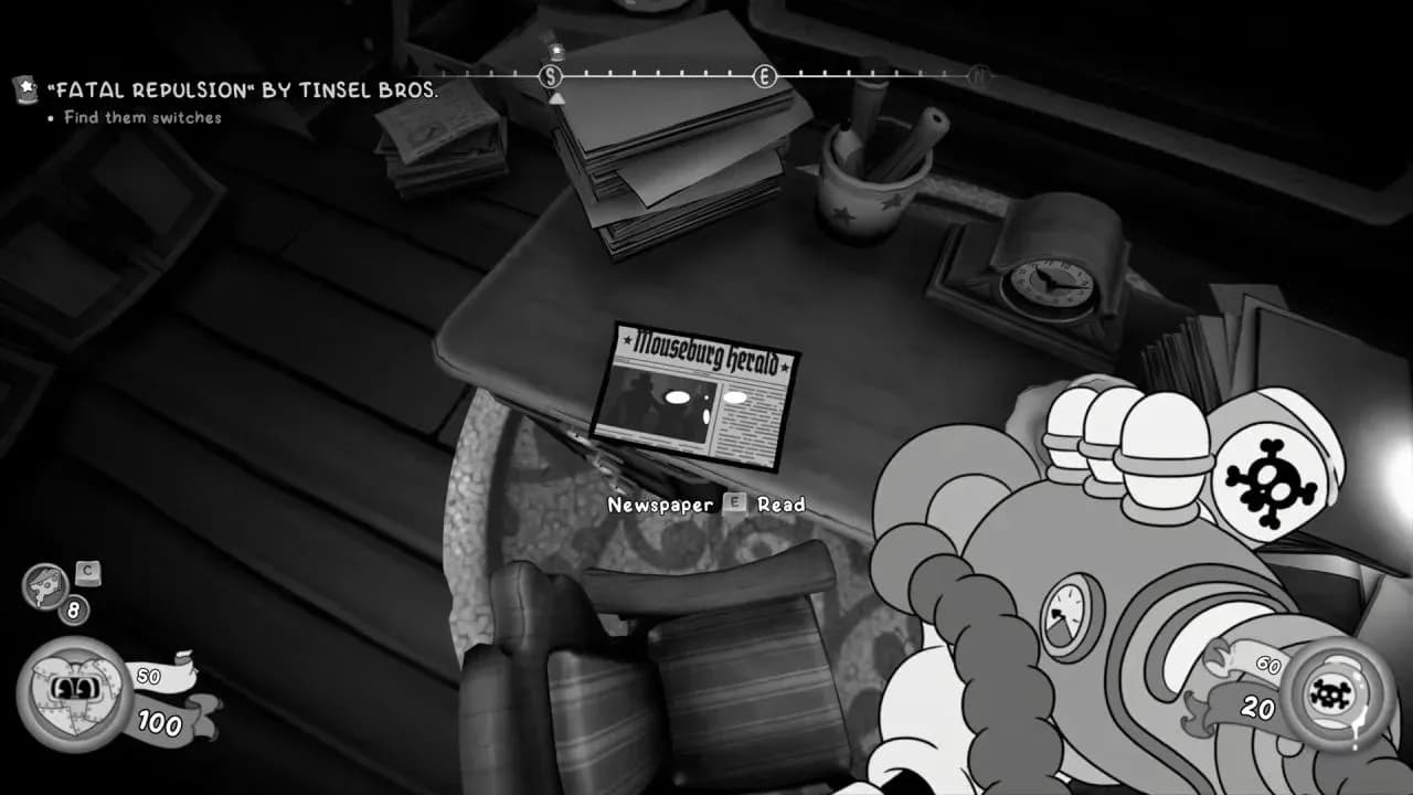 Mouse: P.I. For Hire Guide: All Newspaper Locations