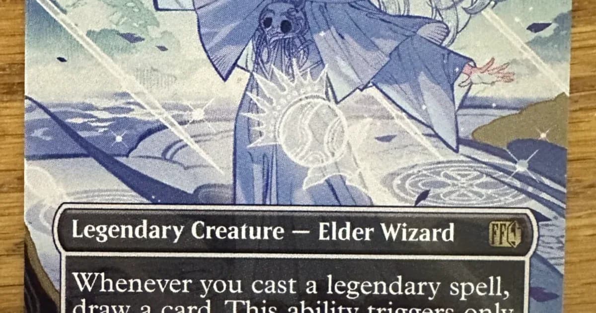 MtG Final Fantasy Rare Venat, Heart of Hydaelyn // Hydaelyn, The Mothercrystal #329 [Borderless Alternate Art] - Social