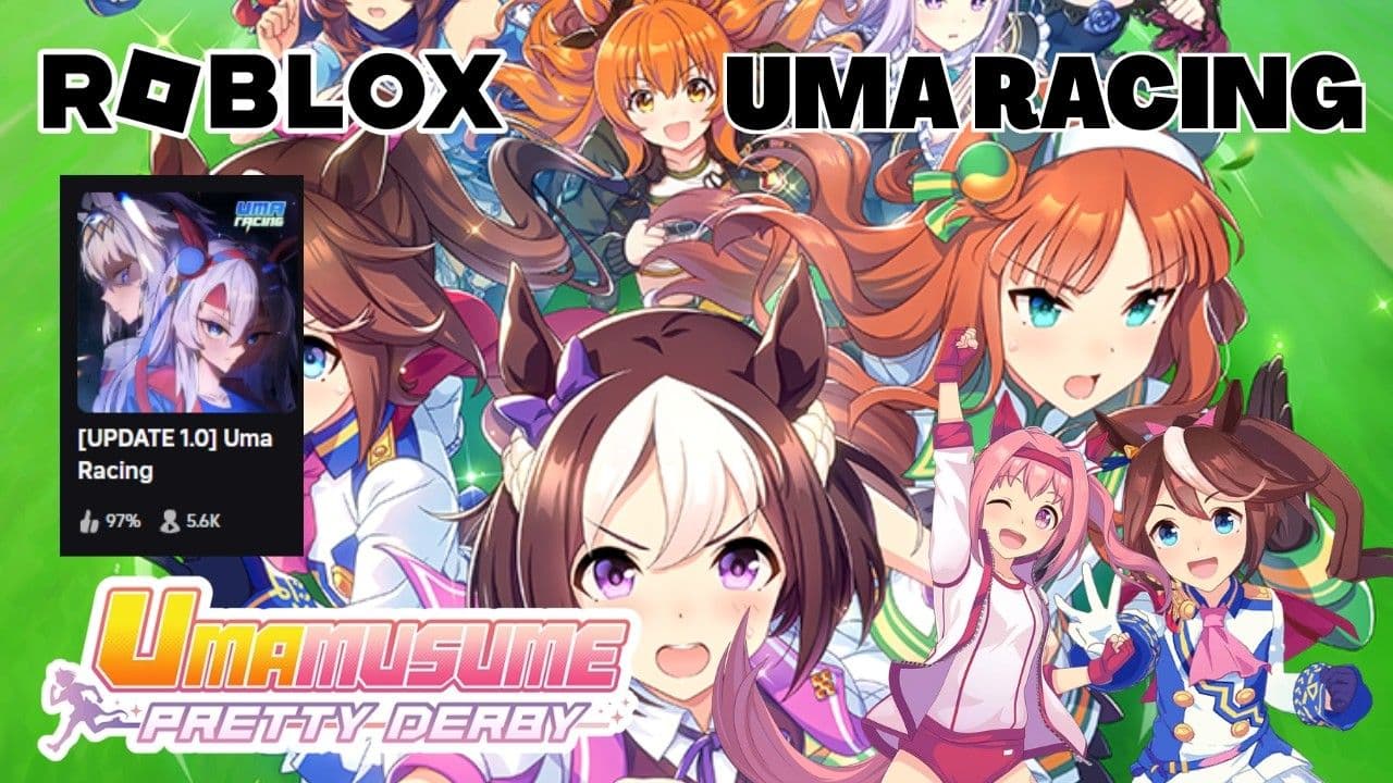 NEW ANIME GAME ON ROBLOX? Uma Racing ...
