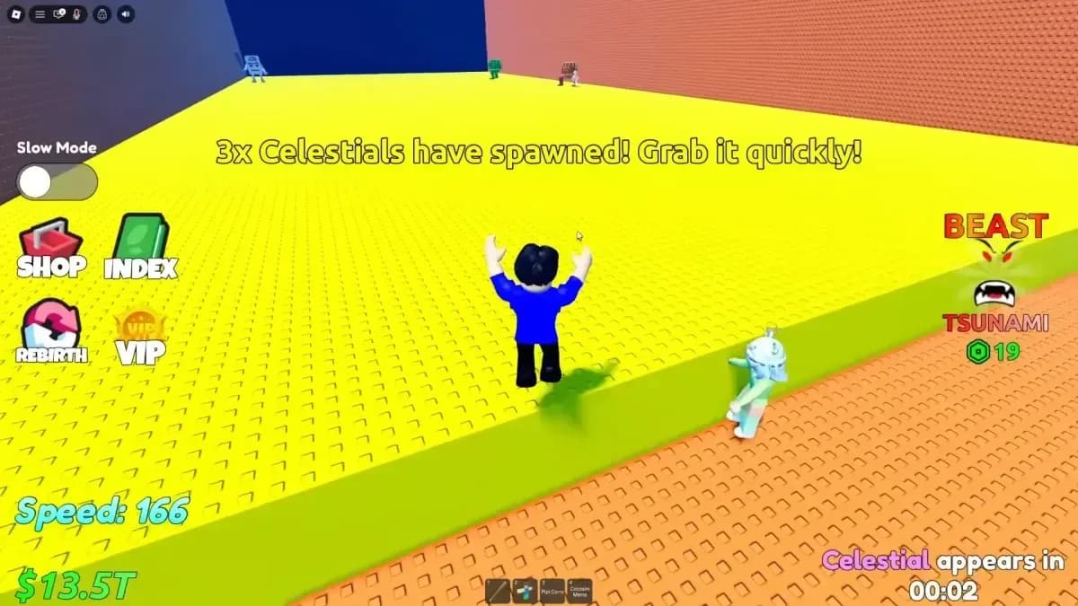 Celestial zone Brainrot spawns