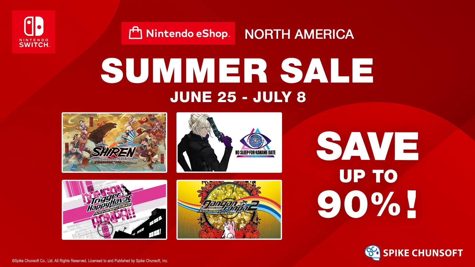 Save up to 90% on Spike Chunsoft Games ...