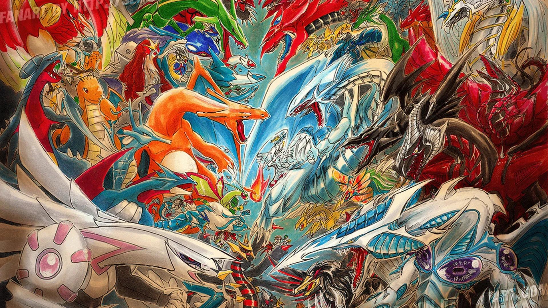 Pokemon vs Yugioh by Slifertheskydragon ...