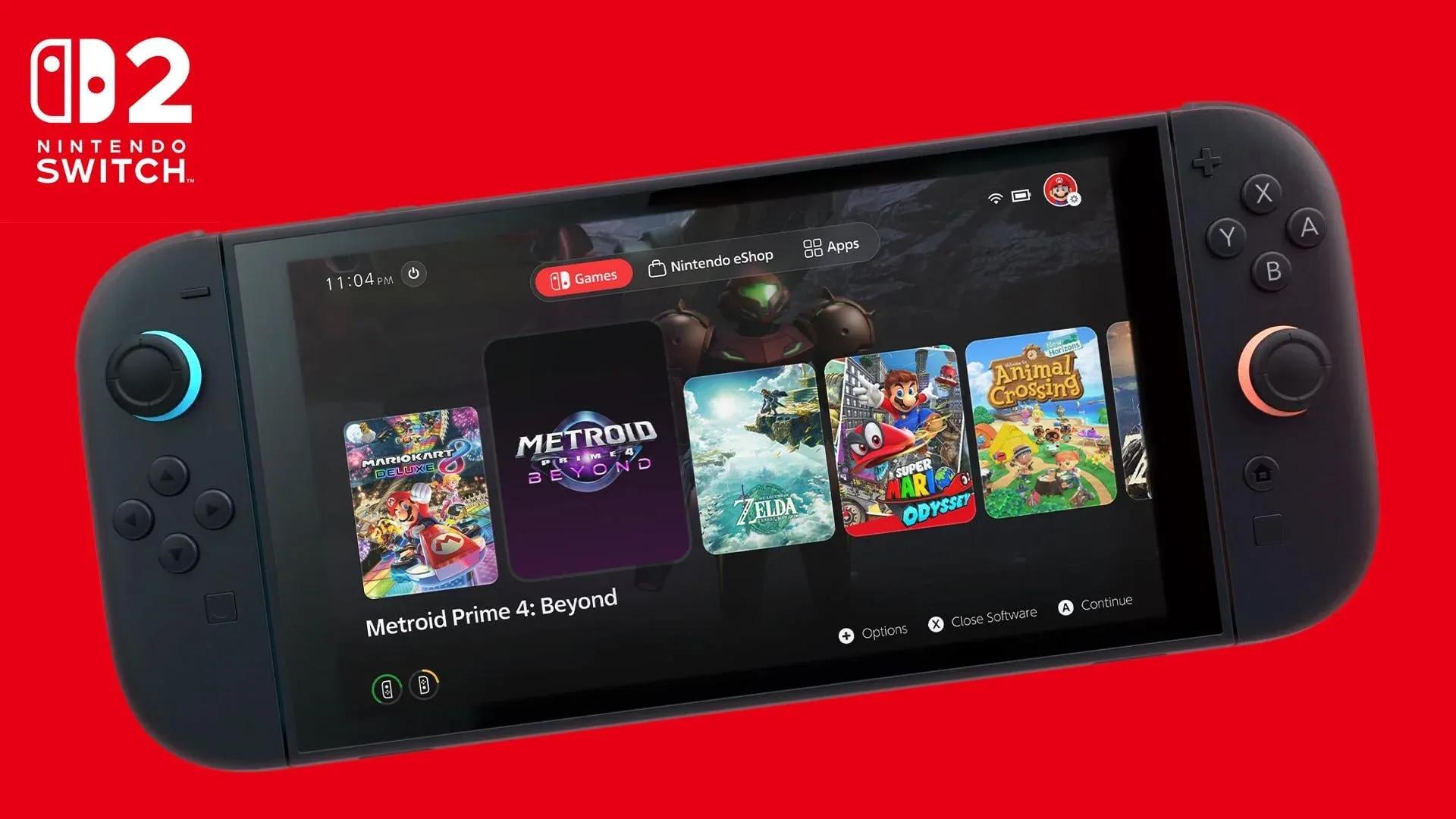 Leaked Nintendo Switch 2 UI – Internal ...