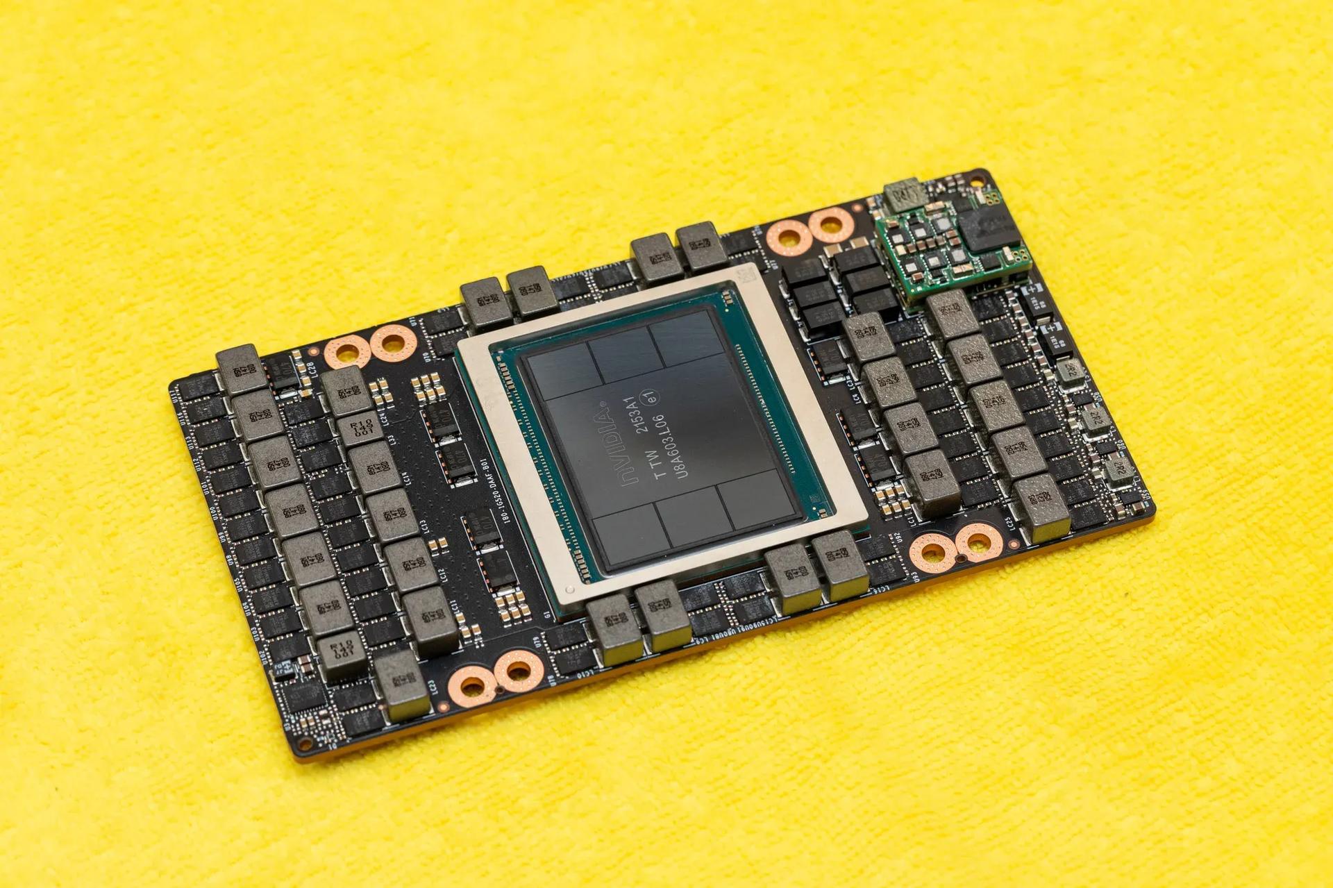 See Nvidia's H100 Hopper Chip Up Close ...