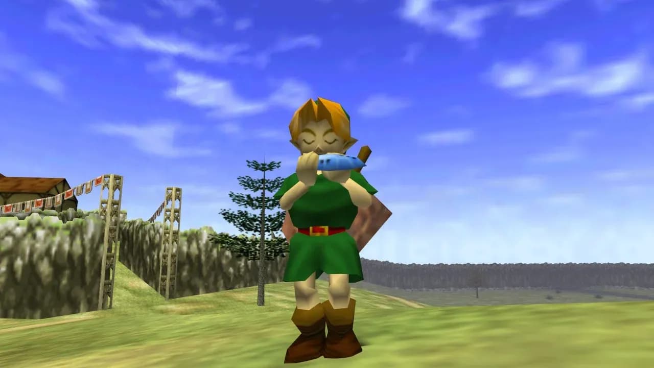 Ocarina of Time's iconic Link