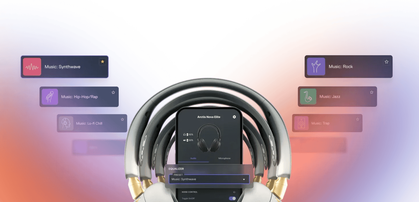 Companion app real-time controls