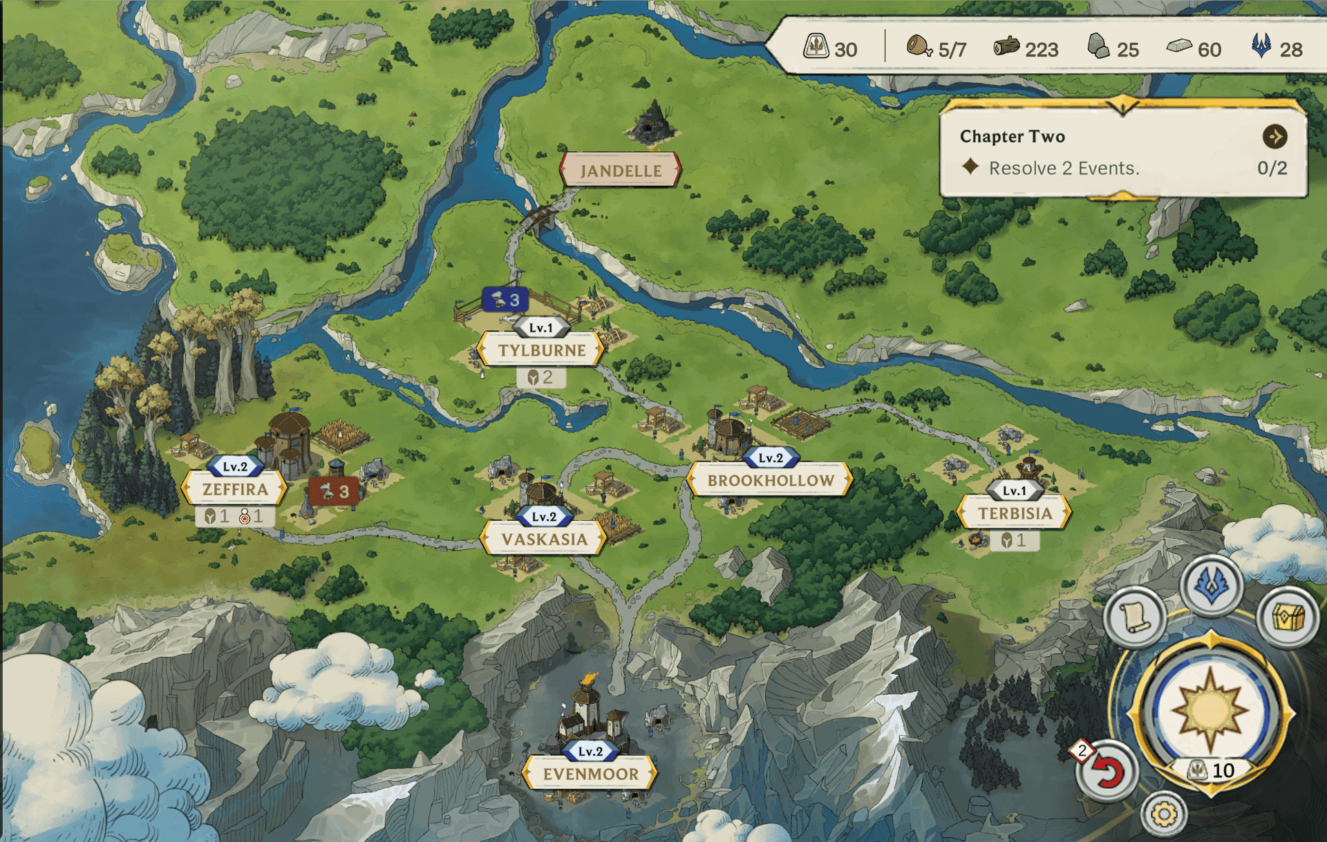 Build Demacia from settlement to fortress