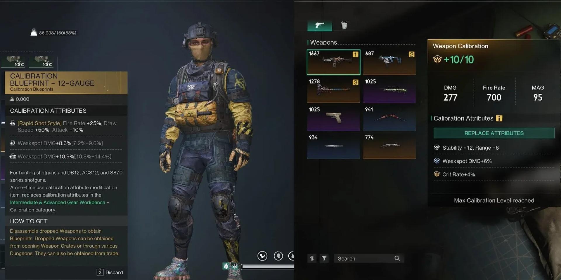 Farm Weapon Calibration Blueprints ...