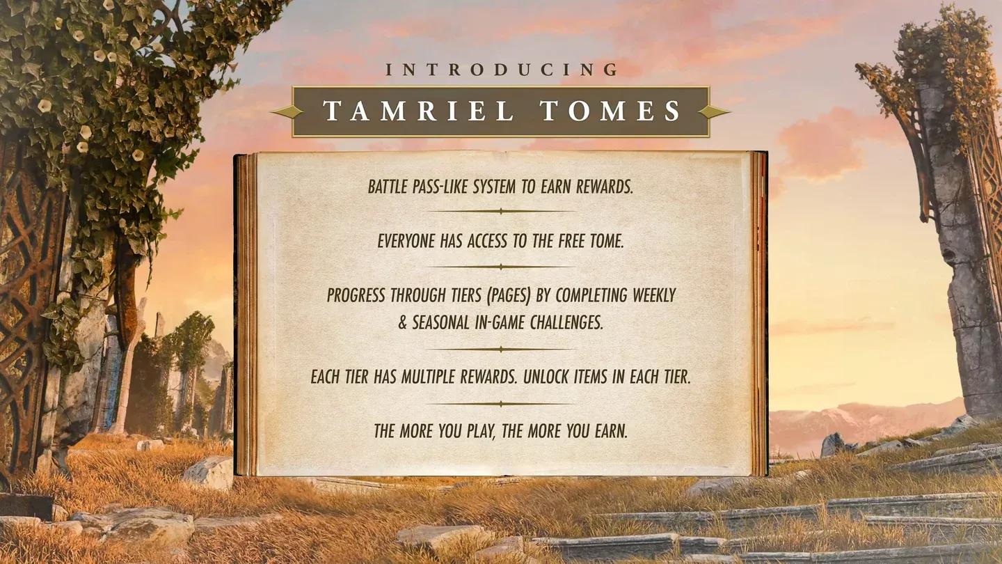 Tamriel Tomes reward pages