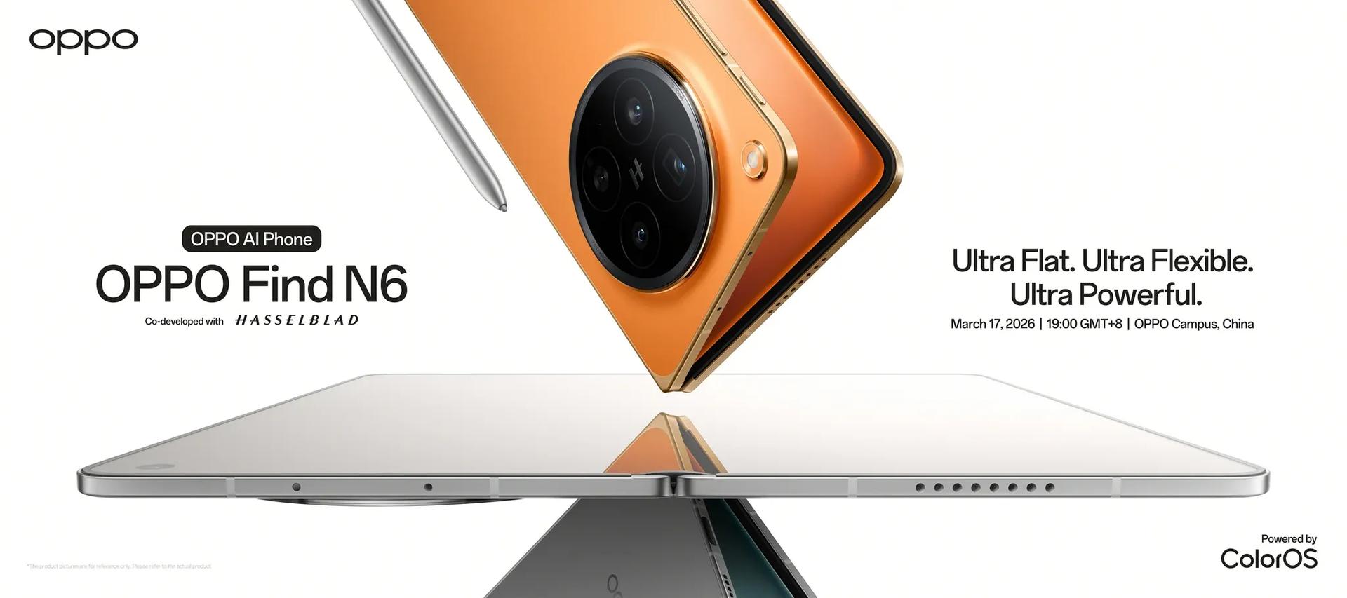 OPPO Announces Global Launch of Find N6 on March 17th, Redefining Foldables with Zero-Feel Crease Engineered for Lasting Flatness