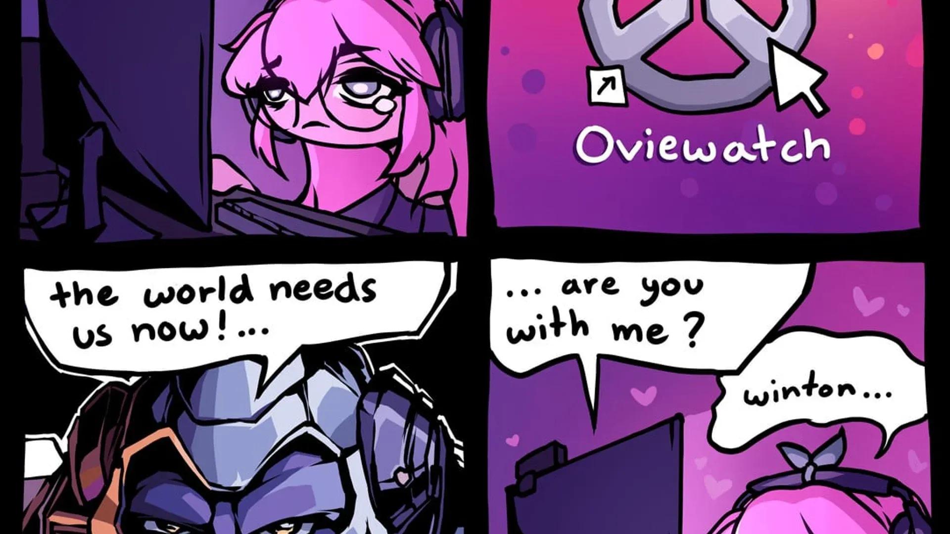 He's a comfort character (art by ...