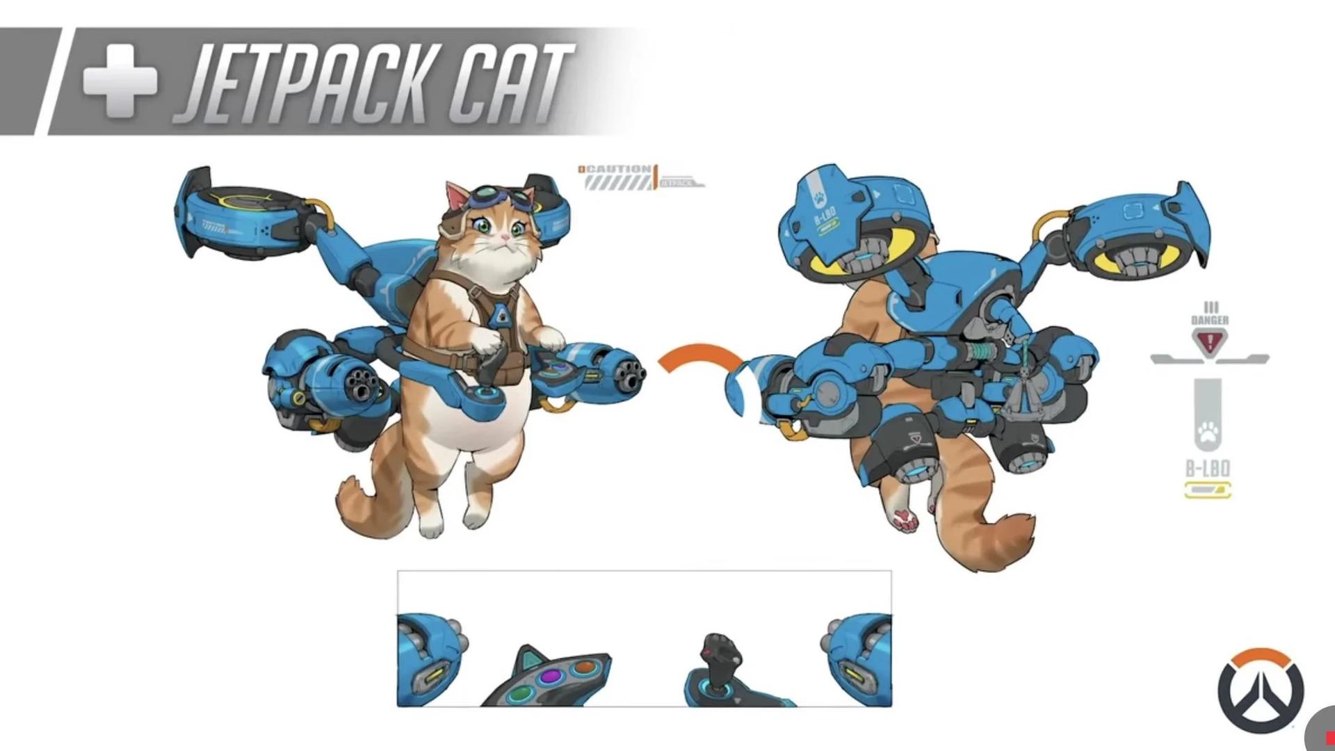 Jetpack Cat and Bastion's combo alarmed Overwatch devs in testing