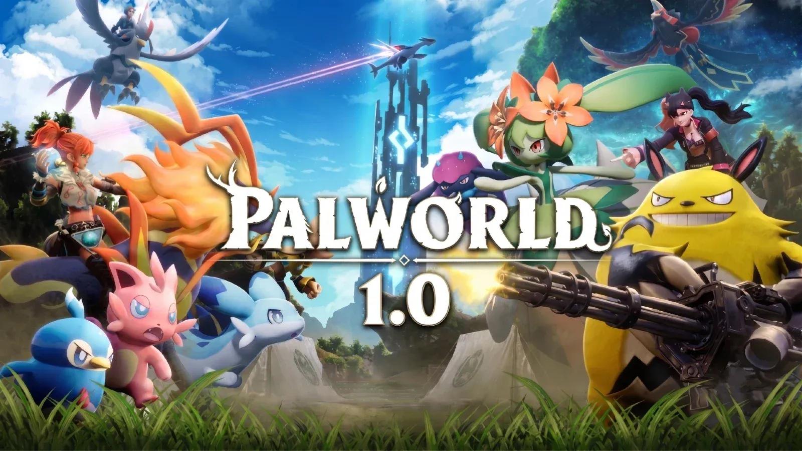 Palworld 1.0 is live and brings flying islands and 72 new Pals.