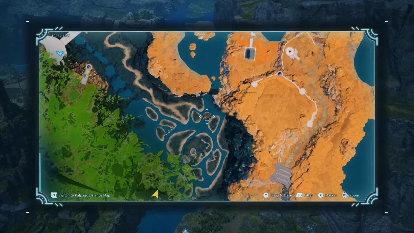 Aegidron's fixed spawn point