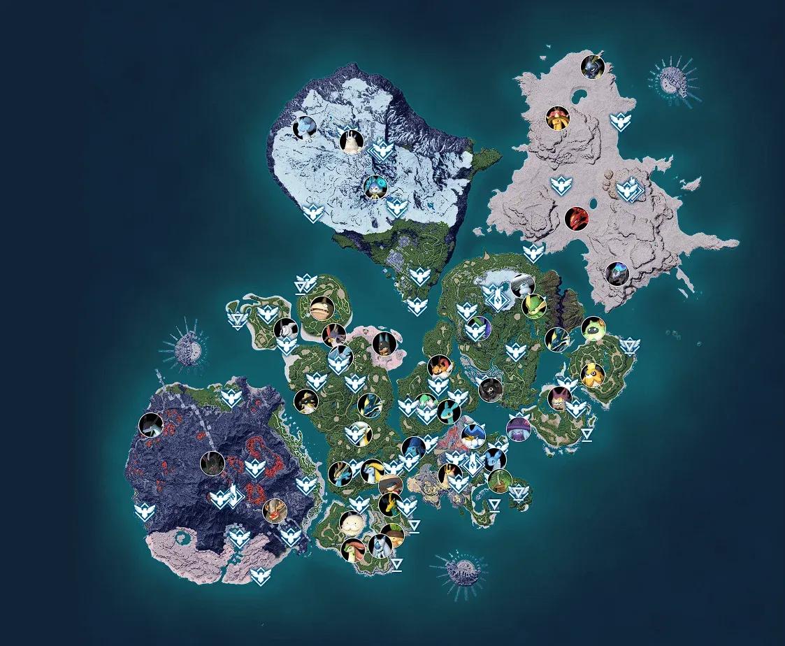 Full Palworld Interactive Map - Palworld.gg : r/Palworld