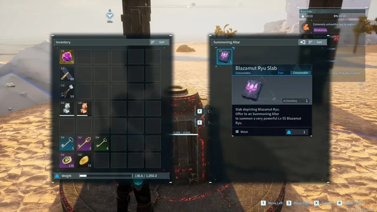 Golden chests hold slab fragments