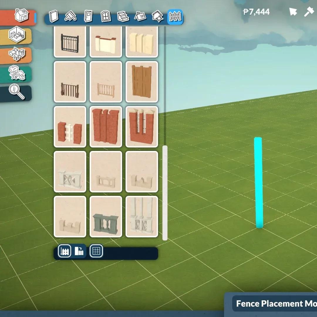 Gridless placement in build mode