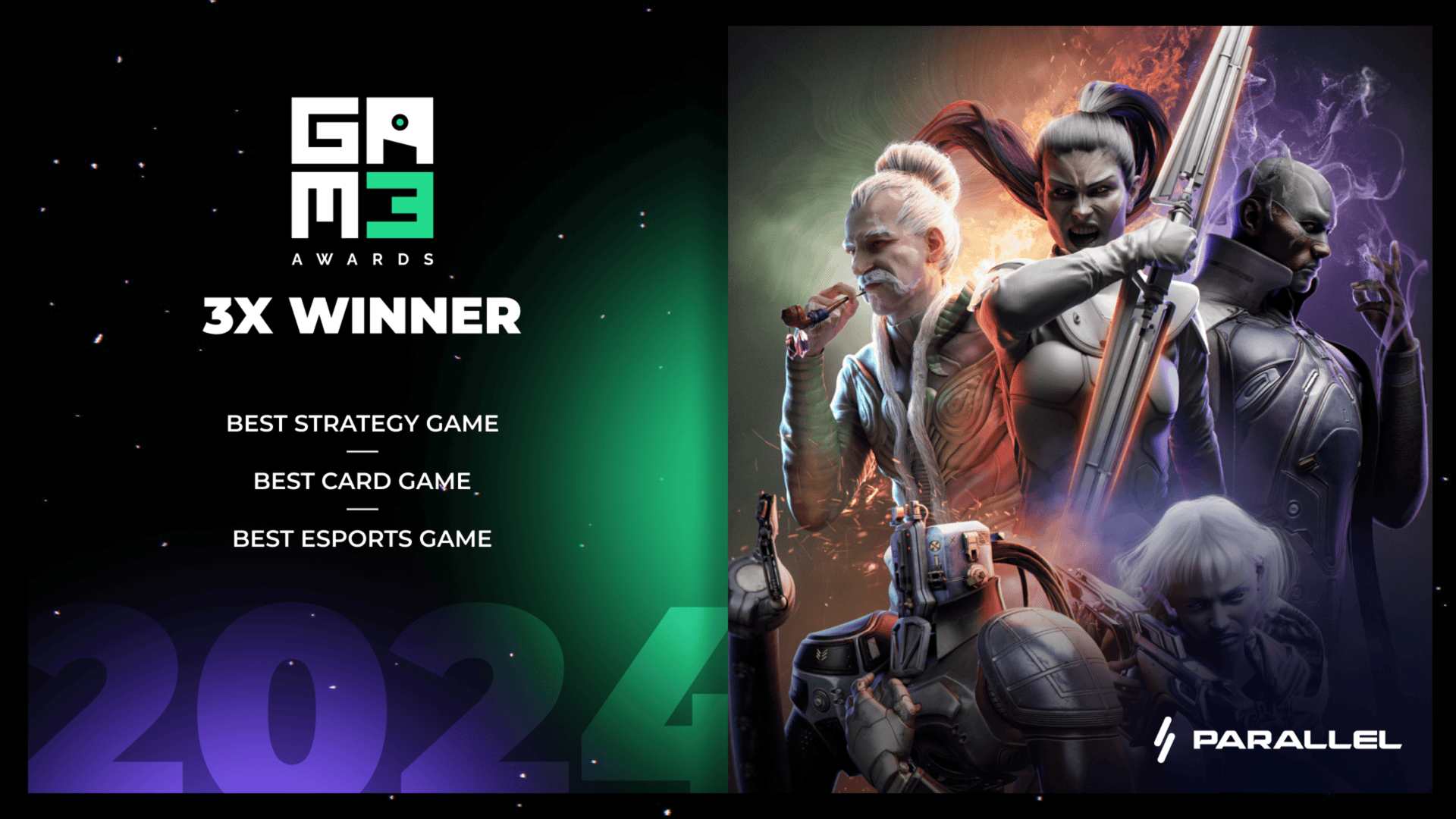 Parallel Raih 3 Penghargaan GAM3 & Gelar Turnamen $100K image