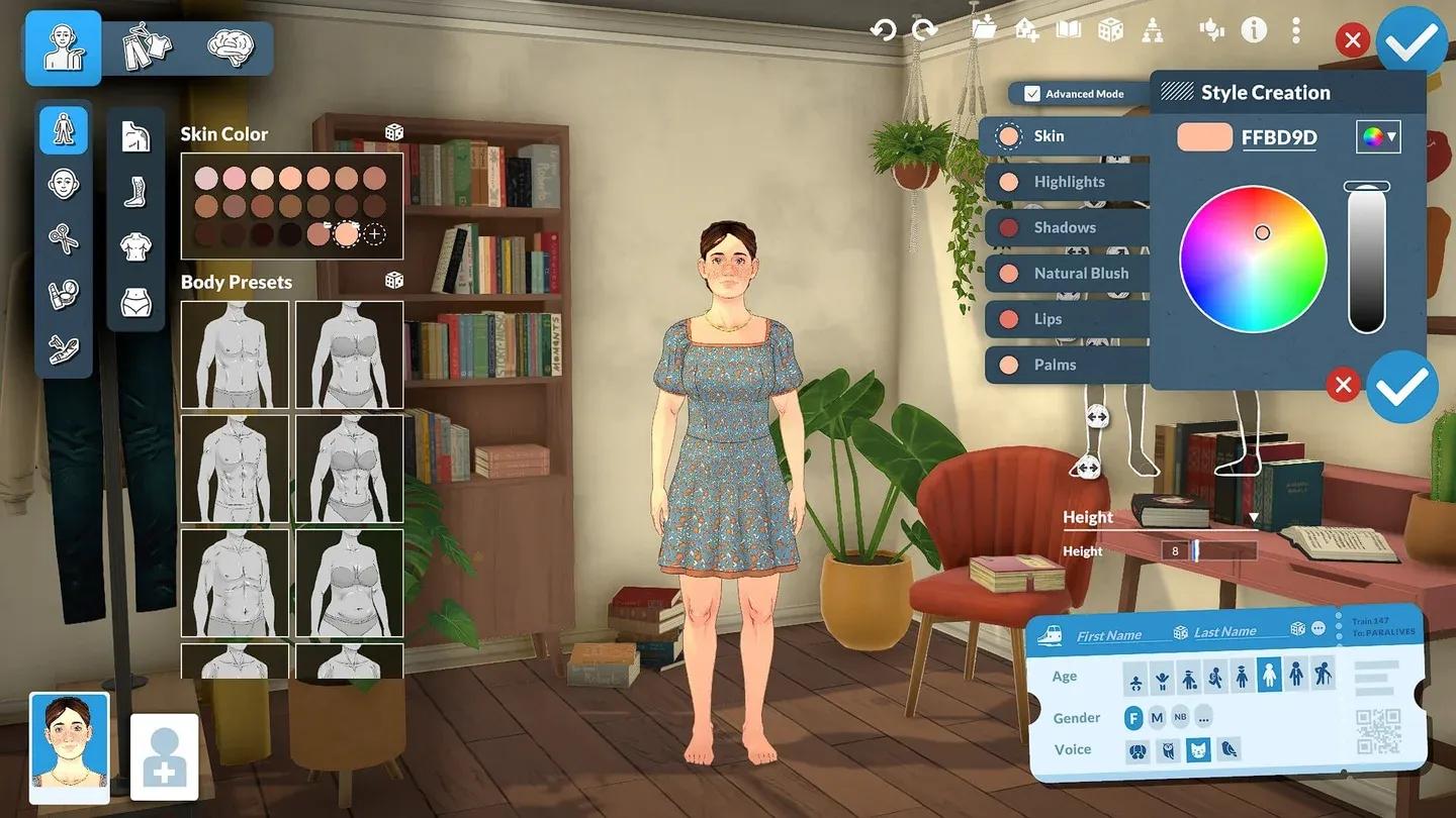 Paralives character creator