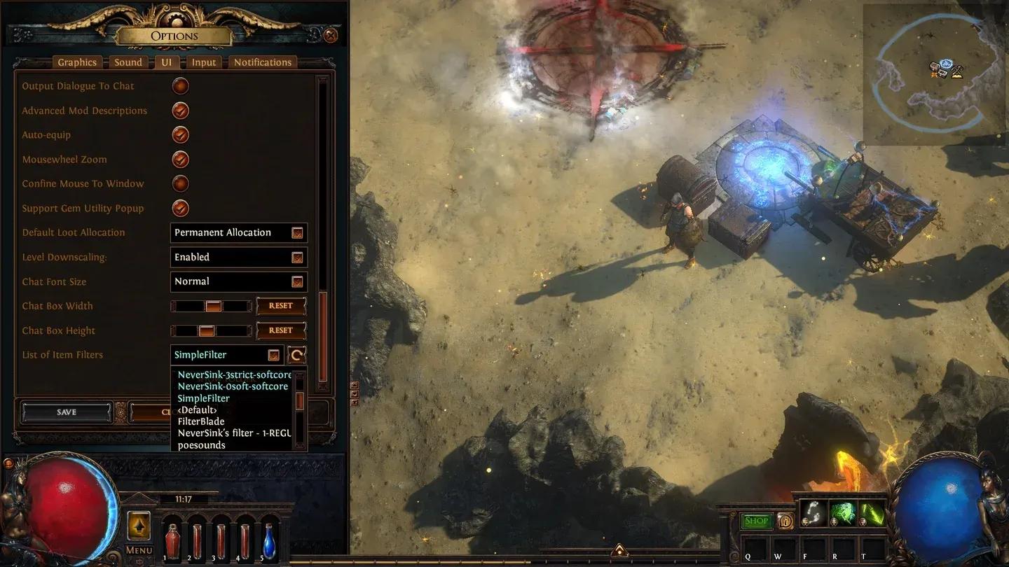 Vendor recipe trade window