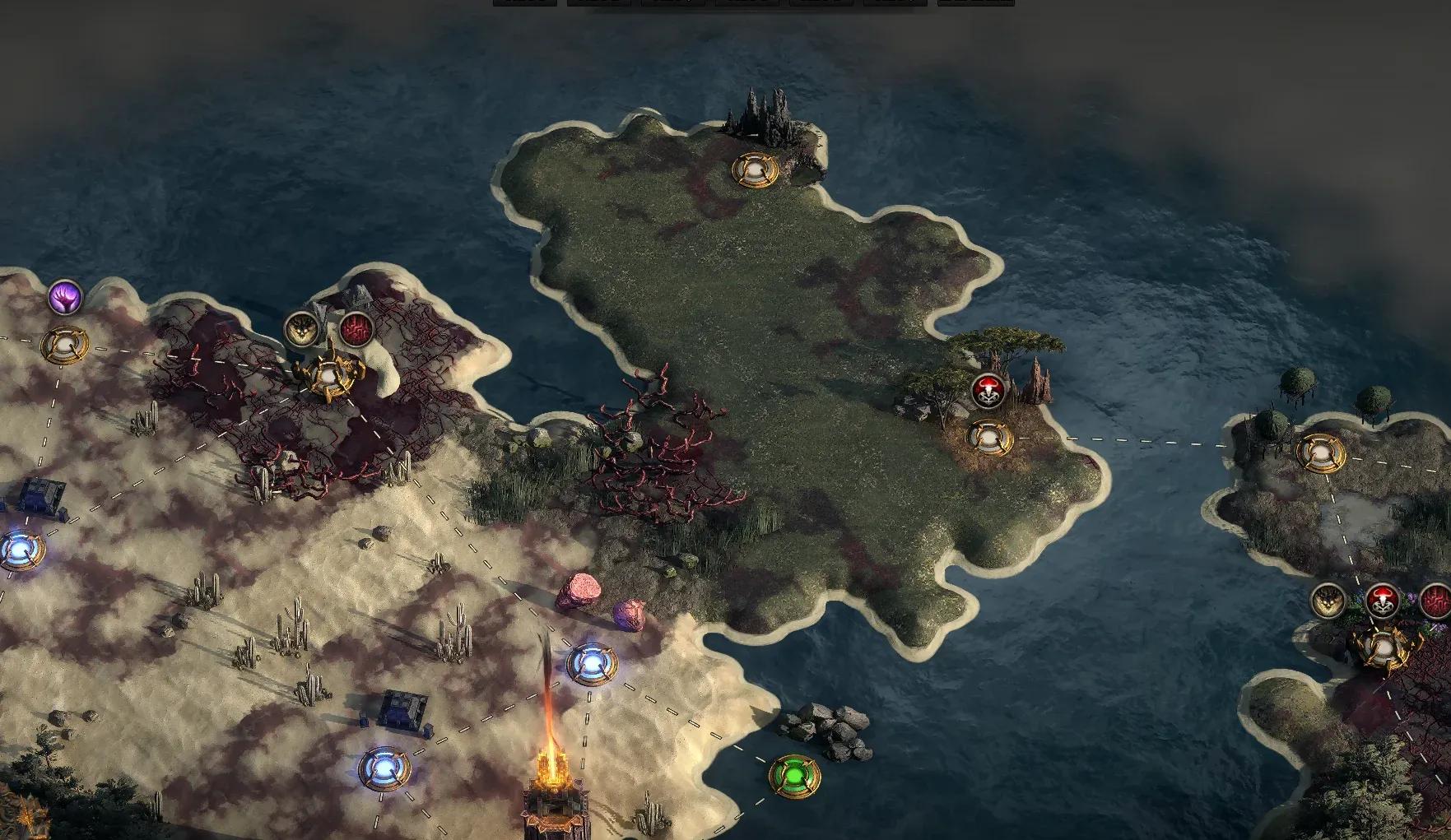Endgame atlas unconnected nodes/maps ...