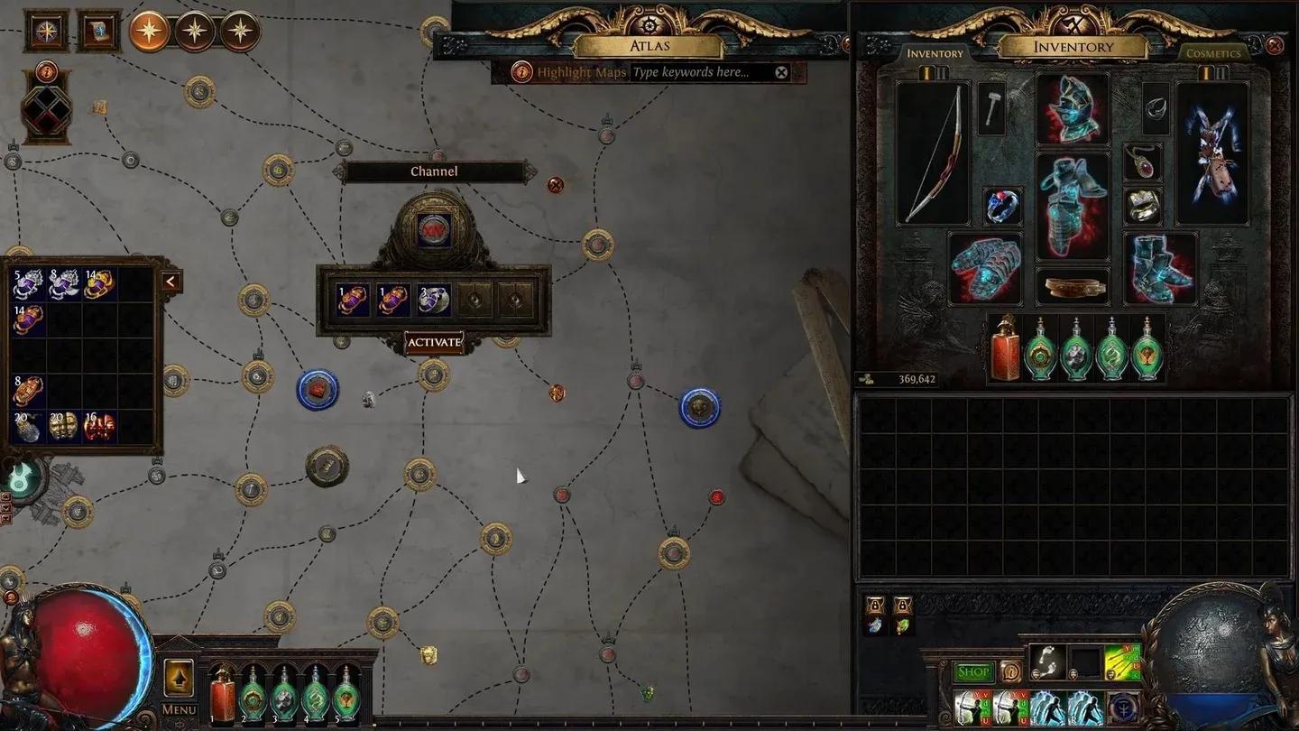 Map device tier selection