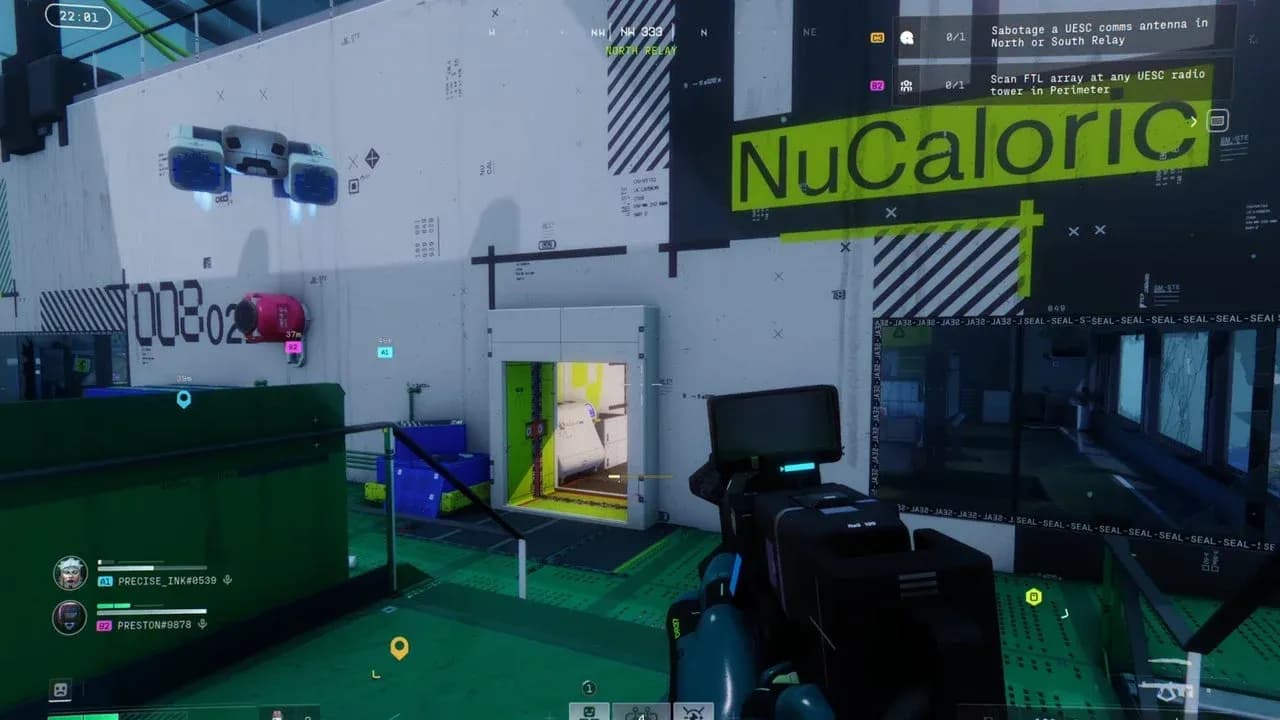 Locked room keycard prompt