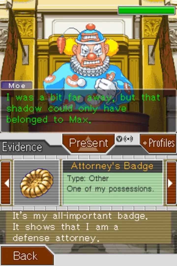 Phoenix Wright: Ace Attorney - Justice for All Gallery 10