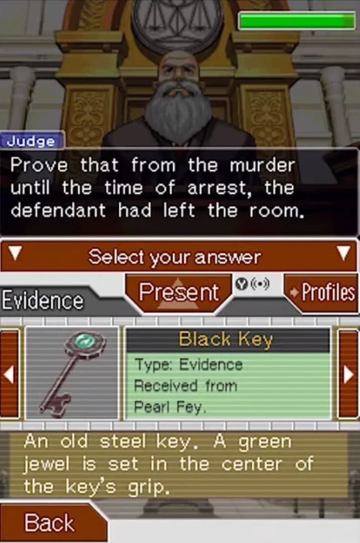 Phoenix Wright: Ace Attorney - Justice for All content image