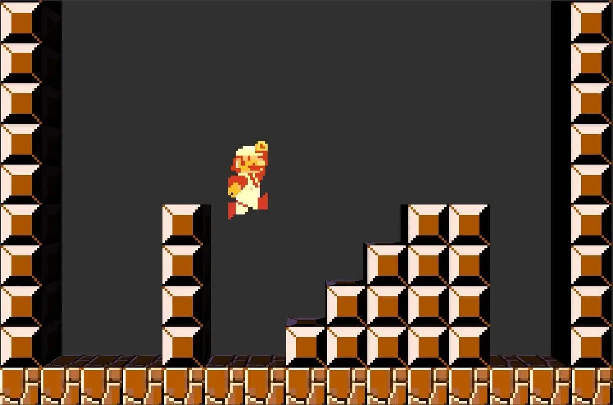 马力欧的物理效果是故意违背现实的