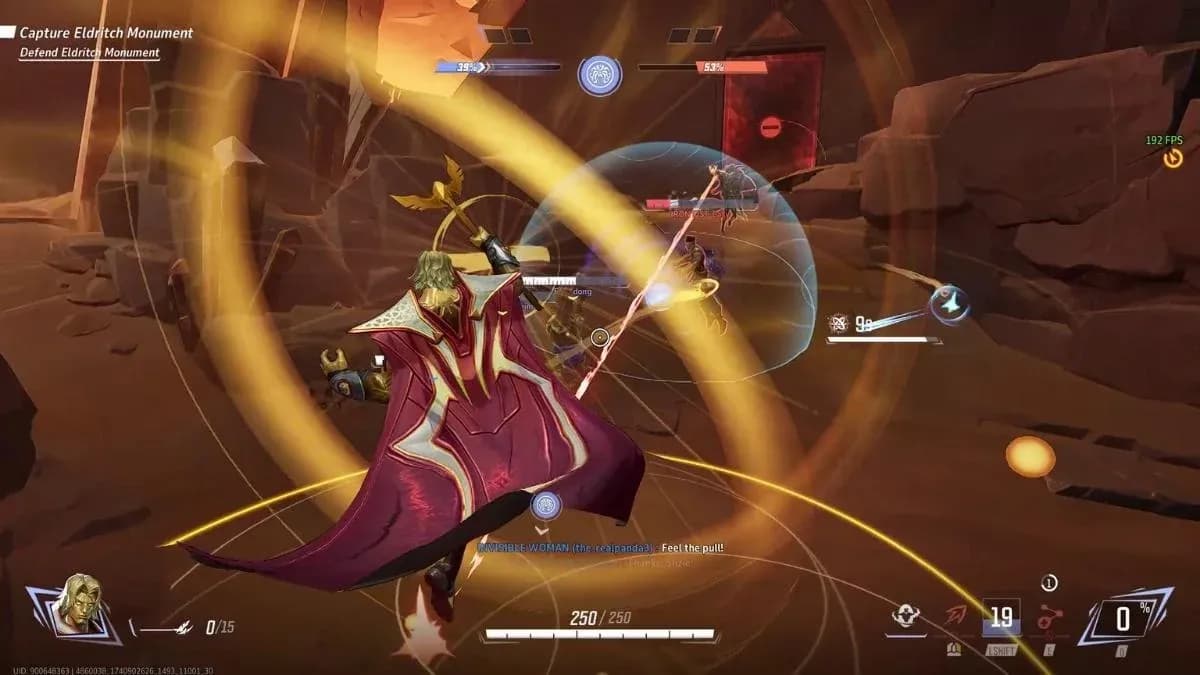 Adam Warlock flight mode