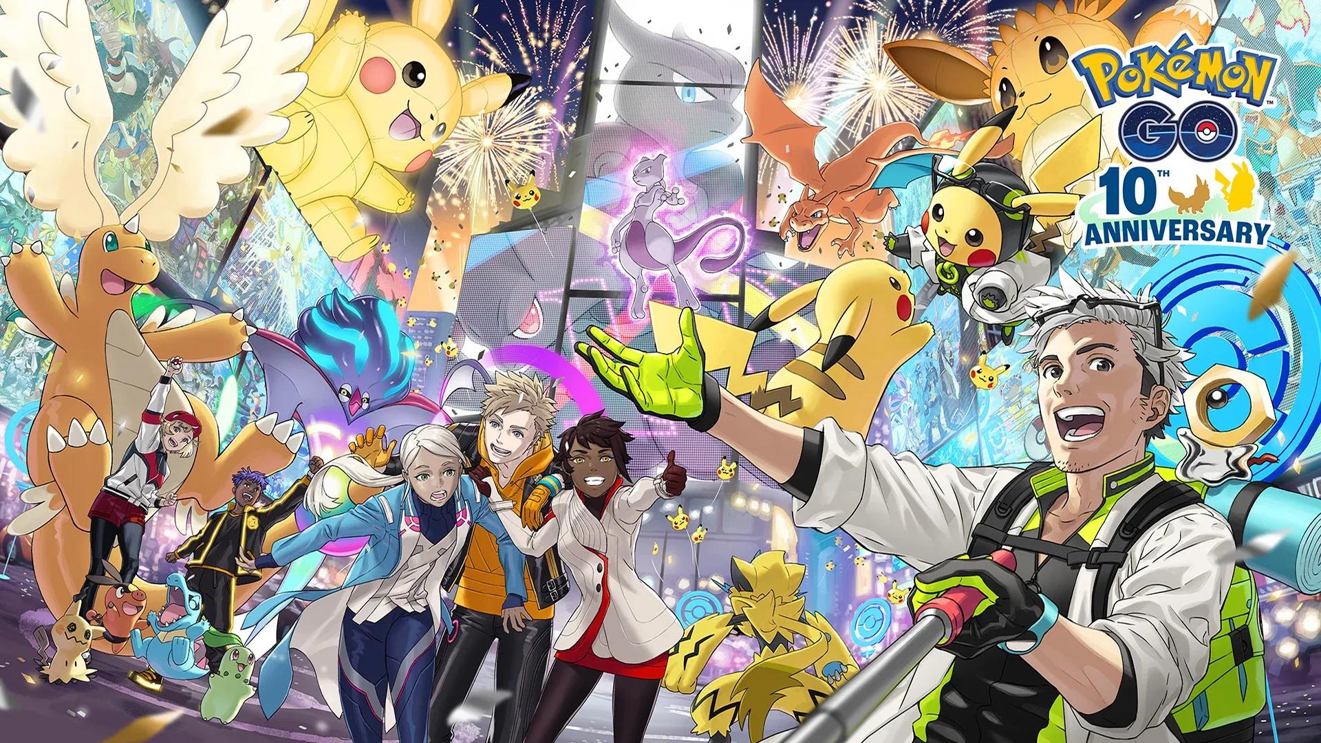 Happy 10th anniversary to Pokémon GO!