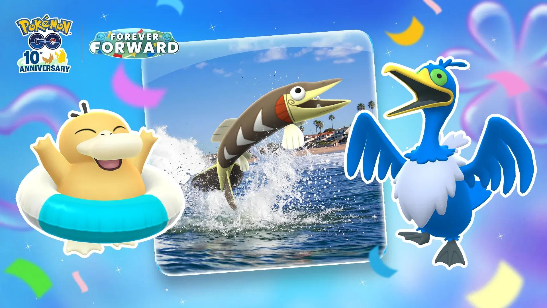 Arrokuda and Cramorant splash into Pokémon GO during Ultra Unlock: Water  Festival!