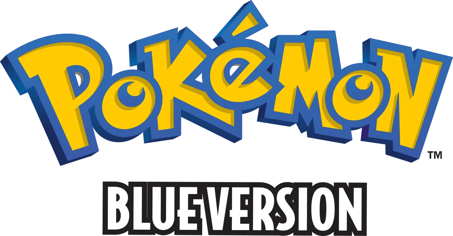 Pokémon Blue Version Logo
