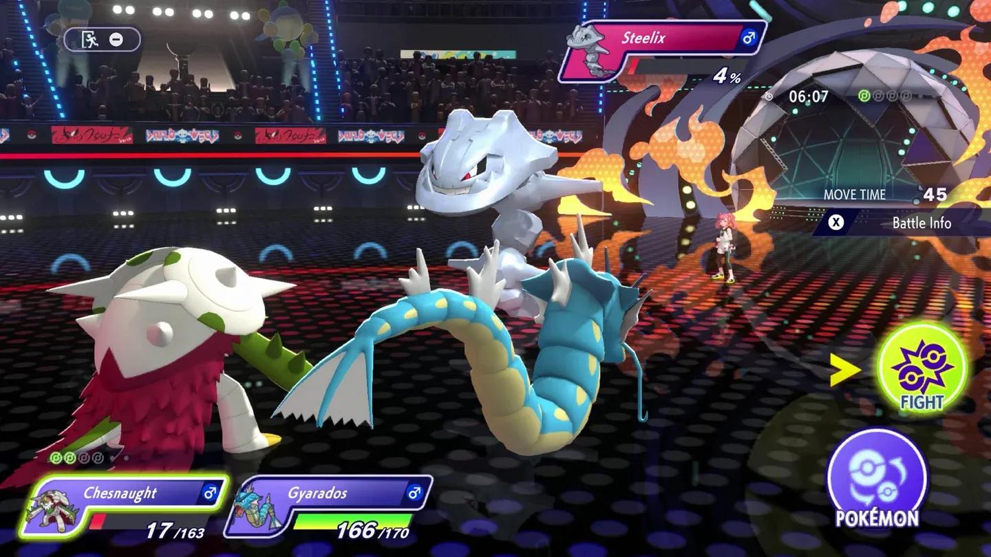 Pokemon Champions battle screen