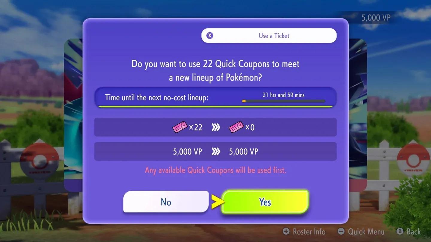 Apply ticket before confirming pull