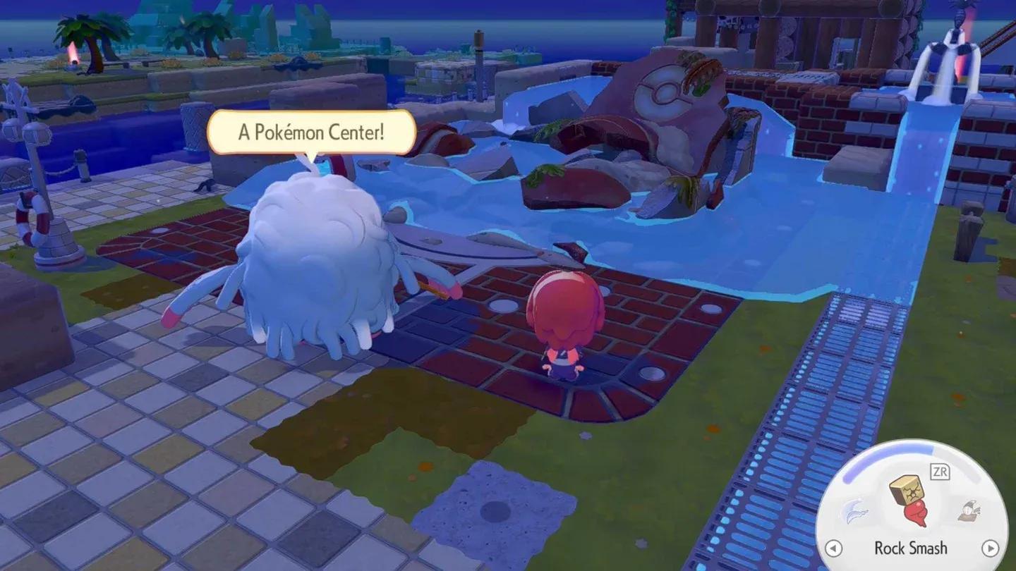 Bleak Beach Pokémon Center