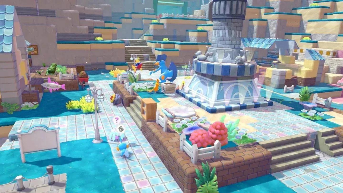Glowing relic blocks in Bubbly Basin