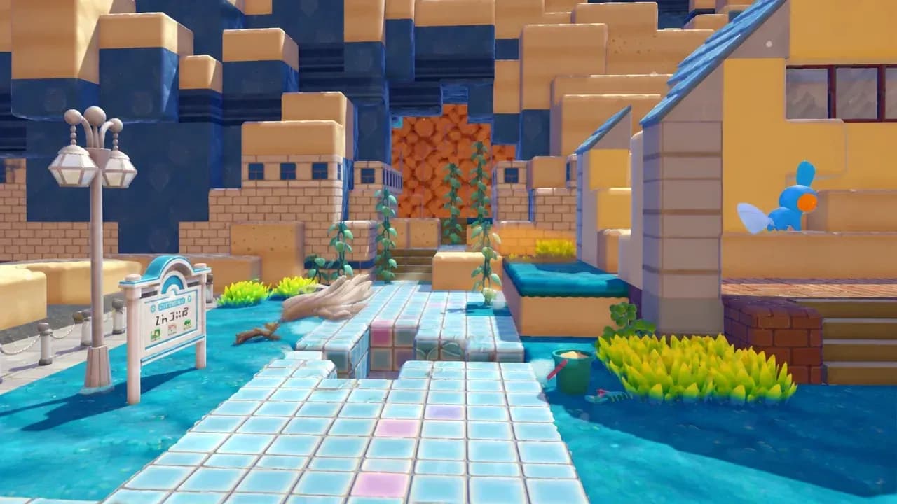 Break the orange wall to enter
